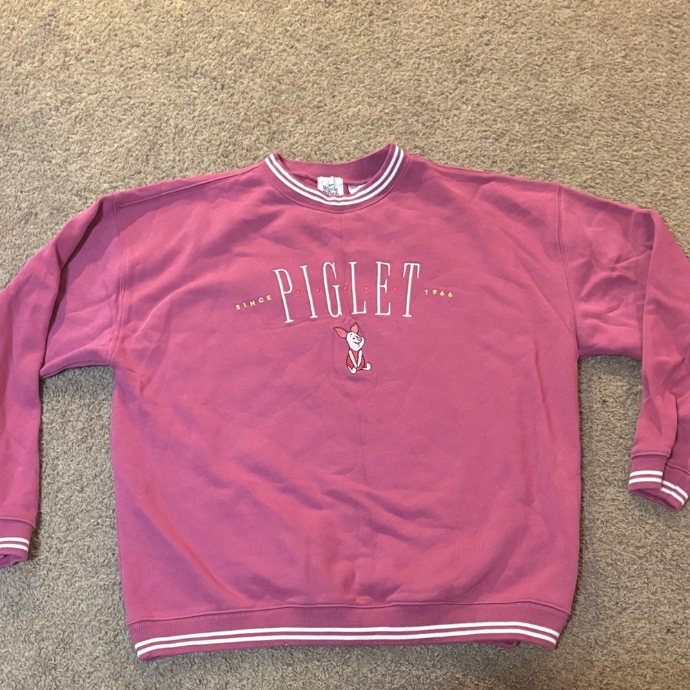 Disney Piglet Pink Crewneck Sweater
